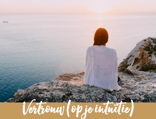 Vertrouw (op je intuitie) Vertrouw (op je intuitie)
