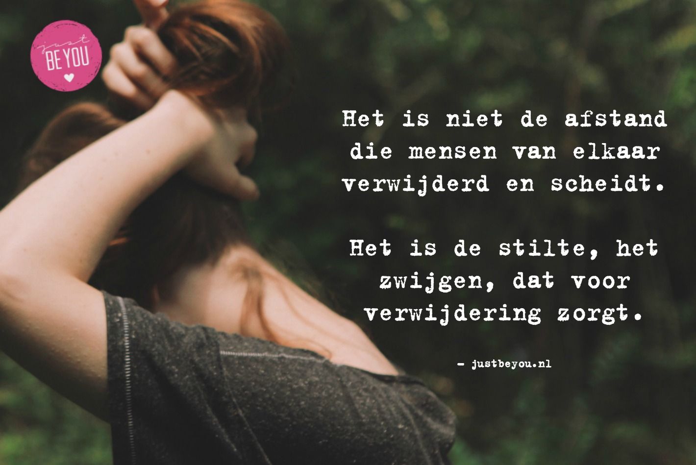 Nathaniel Ward Verovering naast Wat geeft afstand tussen mensen? - Just Be You