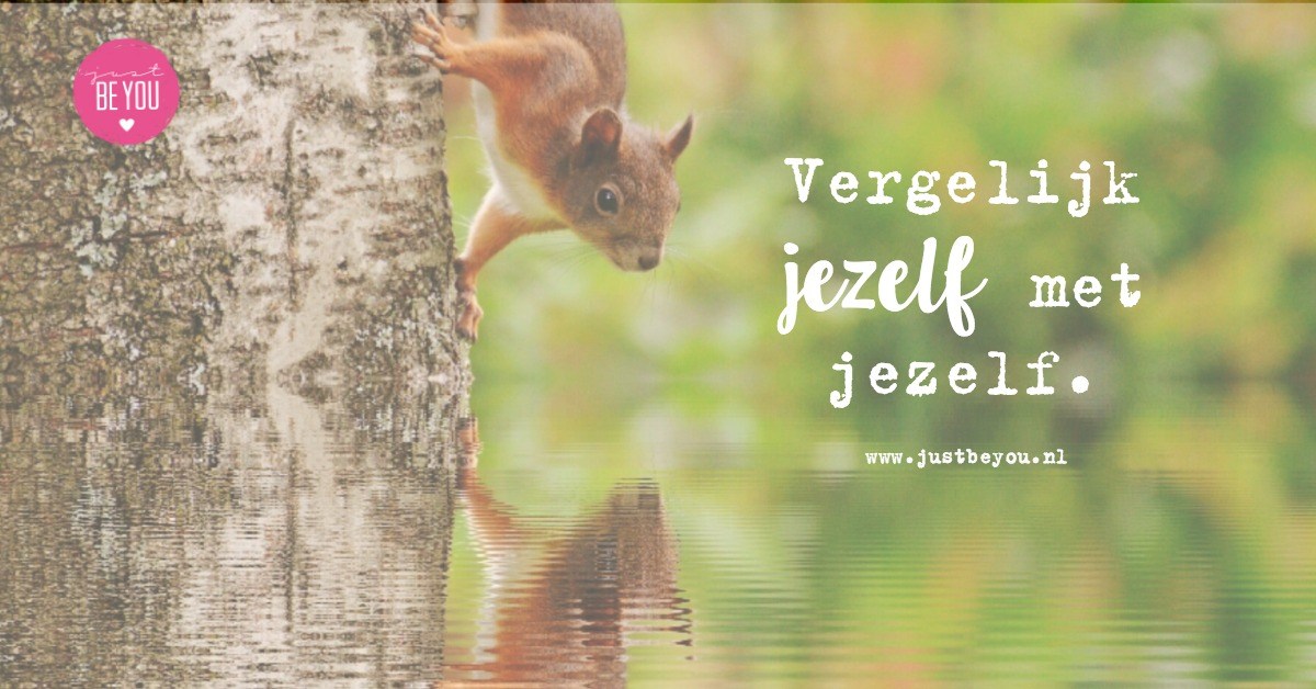 Vergelijk jezelf met jezelf