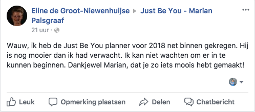 Review Just Be You Planner 2018