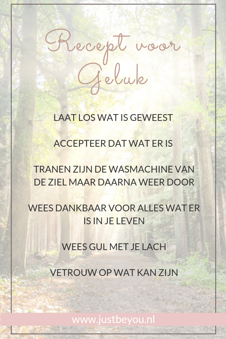 Recept voor geluk