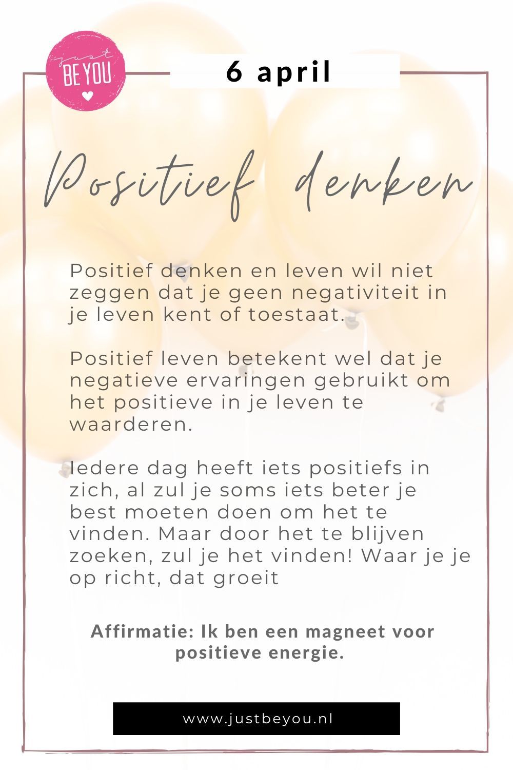 Positief denken Positief denken