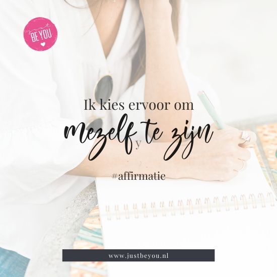 ‘Ik kies ervoor om mezelf te zijn’ ‘Ik kies ervoor om mezelf te zijn’