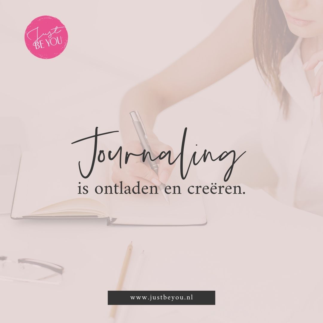 journaling is ontladen en creëren.