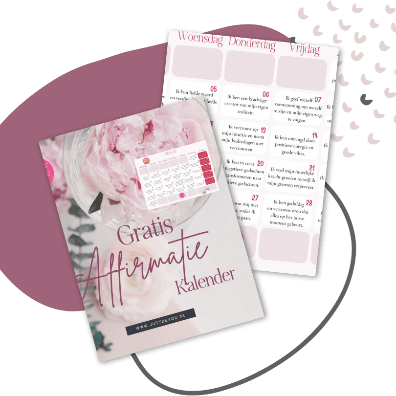 Gratis Affirmatie Kalender Just Be You