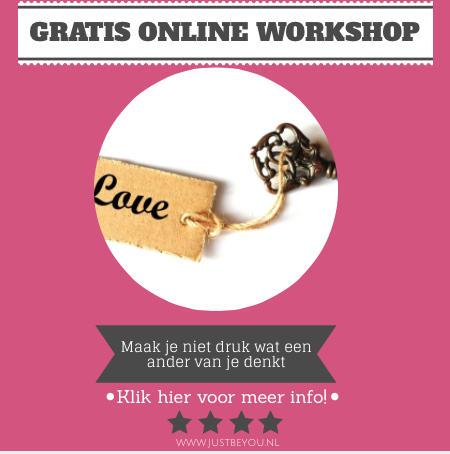 Gratis online workshop Maak je niet druk wat een ander van je denkt