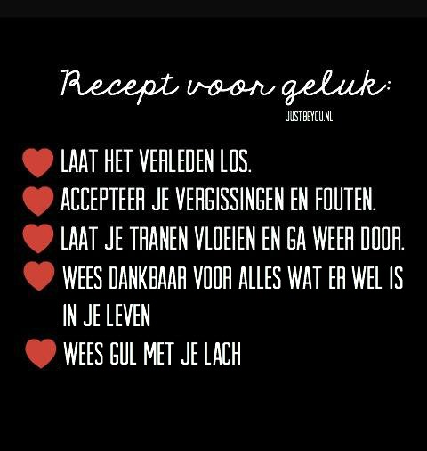 recept voor geluk